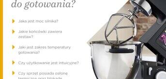 Na co zwrócić uwagę przed zakupem robota do gotowania? - infografika