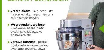Co powinien zawierać zdrowy lunchbox? - infografika