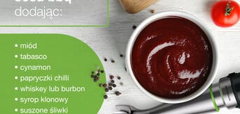 Co dodać do sosu BBQ - infografika