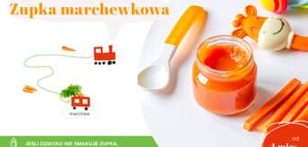 domowa zupka marchewkowa dla niemowlaka