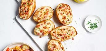 Faszerowane pieczone ziemniaki. - tytułowa