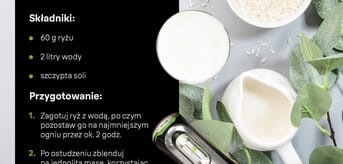 Jak zrobić mleko ryżowe? Potrzebne składniki i sposób przygotowania - infografika