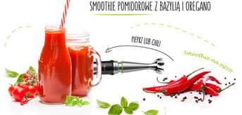 smoothie pomidorowe z bazylią i oregano