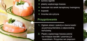 wiosenne koreczki z łososiem