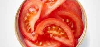 Pomidory pokrojone w plastry