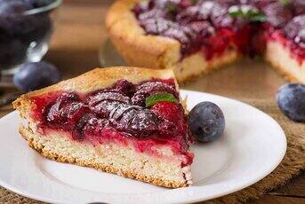 Tarte suisse aux quetsches congelées