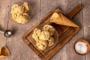 Brown Butter Ice Cream with Sea Salt
