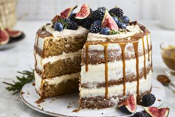 Layer cake au caramel beurre salé