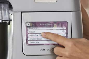 NAVIGATE THE TOUCHSCREEN