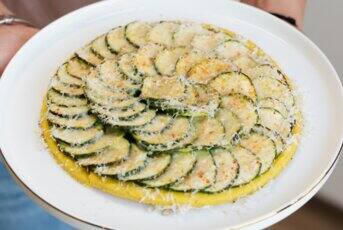 Tarte fine à la courgette