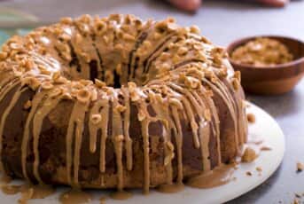 Cake marbré chocolat café