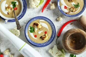 Spiced Curry Cauliflower Soup by Shane Smith