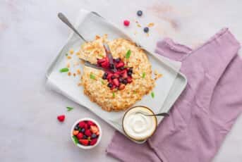 Tourte aux fruits rouges