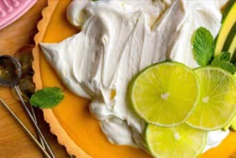 Mango Lime Tart by Shelina Permalloo