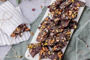 Mendiant de Noël au chocolat