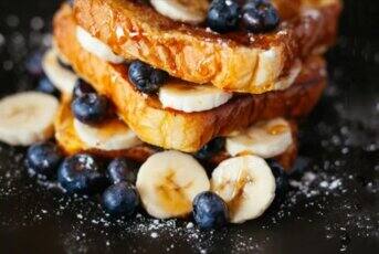 Banana, Blueberry and Almond Bostock by Patrick Ryan