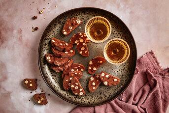 Cantucci aux noisettes et au chocolat