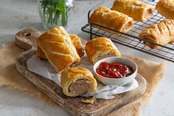 Homemade Apple & Fennel Sausage Rolls By Shane Smith