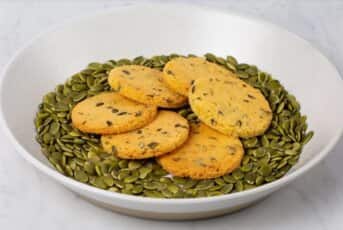 Pumpkin Seed Short Crust Biscuit by Kerth Gumbs