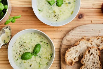 Courgette and Garlic Soup