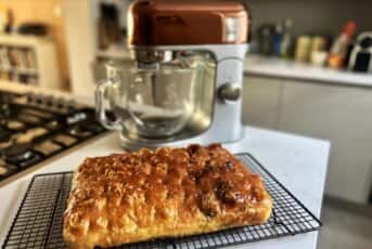 Focaccia Stuffed with Wild Garlic Pesto by Juliet Sear