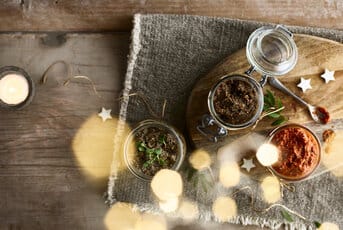 Tapenade trois façons