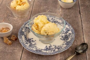 Clotted Cream and Ginger Ice Cream
