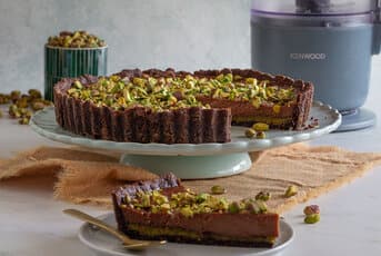 Milk Chocolate Pistachio Tart by Shane Smith