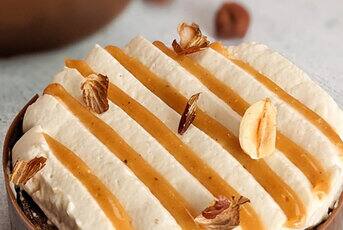 Tarte banane, chocolat au lait et caramel