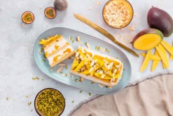 Vegan Mango Ice Cream Cake
