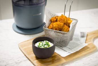 Nuggets de poulet et crème à la truffe