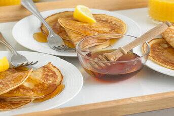 Creme Fraiche & Lemon Pancakes