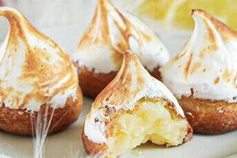 Choux citron meringués