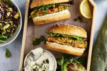 Burgers au saumon, quinoa et patate douce