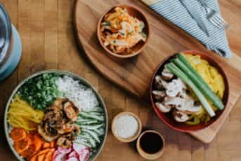 Vegetarian Mushroom Bibimbap