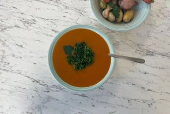 Soupe de carotte au chorizo