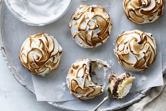 Vanilla and Chocolate Baked Alaska