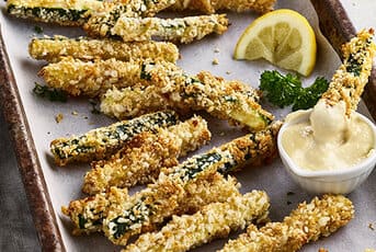 Baked Courgette Fries