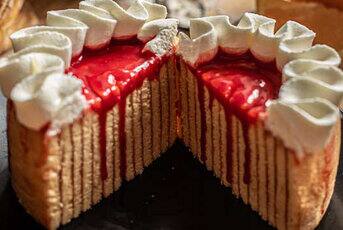 Gâteau à l'orange sanguine