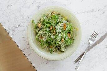 Sauce verte healthy pour pâtes