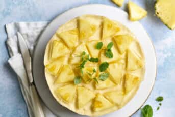 Pineapple and Vanilla East Coast Cheesecake