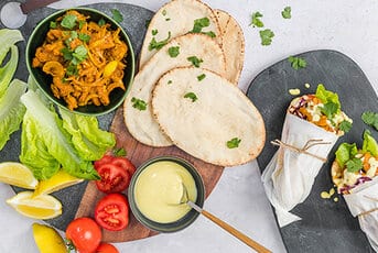 Chicken Shawarma with Gluten-free Pitta