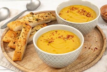 Spiced Carrot and Lentil Soup