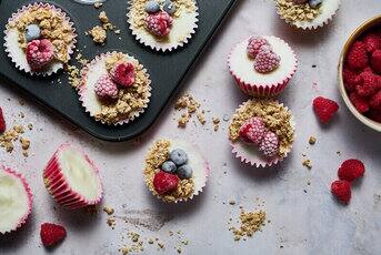 Yaourt glacé à la framboise