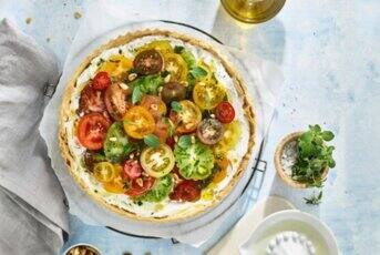 Tarte aux tomates et à la ricotta