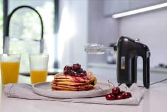 Ricotta Pancakes with Cherry Compote by Theo Michaels