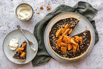 Honeycomb and Pistachio Torte