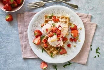 Crème glacée à la fraise