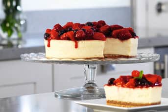 Cheesecake aux fruits rouges