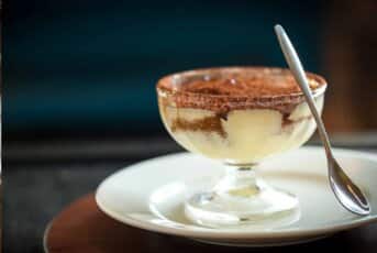 Crème au mascarpone et chocolat praliné